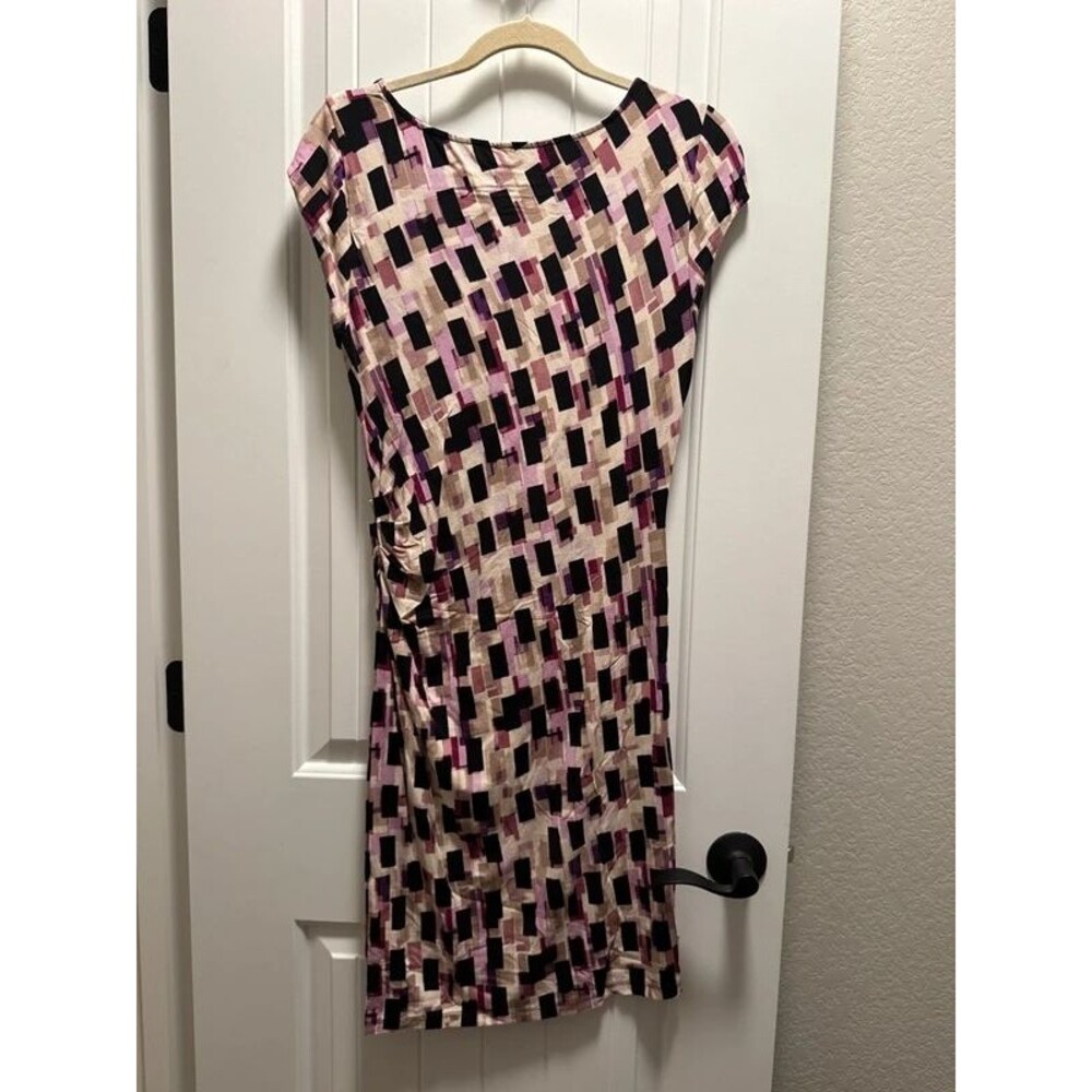 Ann Taylor shirred sleeveless bodycon dress size M